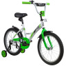 Детский велосипед NOVATRACK STRIKE 18” черно-салатовый 183STRIKE.BKG20-