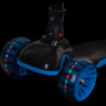 Кикборд NOVATRACK RAINBOW BASIC NEW черно-голубой 120BB.RAINBOW.BLM22